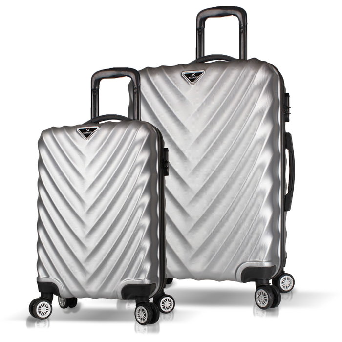 Zoozie Bags Juego de Maletas de 2 Piezas Gris Zoozie Bags Juego de Maletas de 2 Piezas Gris